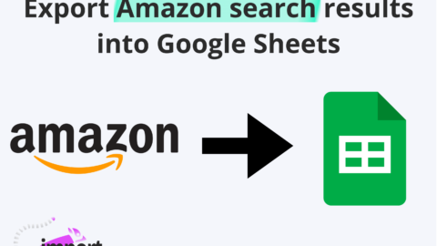 Export Amazon search results into Google Sheets
